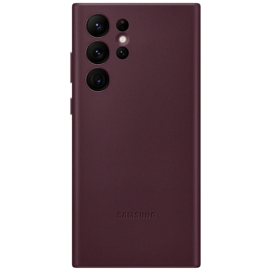 Чехол Samsung Leather Cover для Galaxy S22 Ultra (EF-VS908LEEGRU) Burgundy фото 4