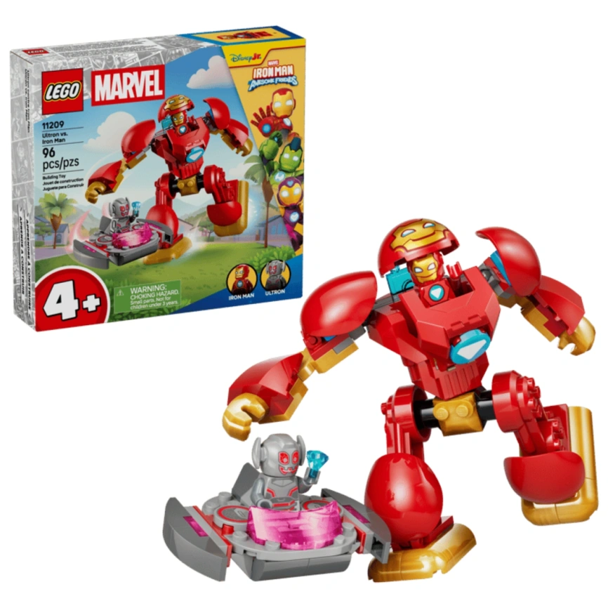 Конструктор LEGO Disney Jr Marvel Ultron vs, Iron Man 11209 фото 1