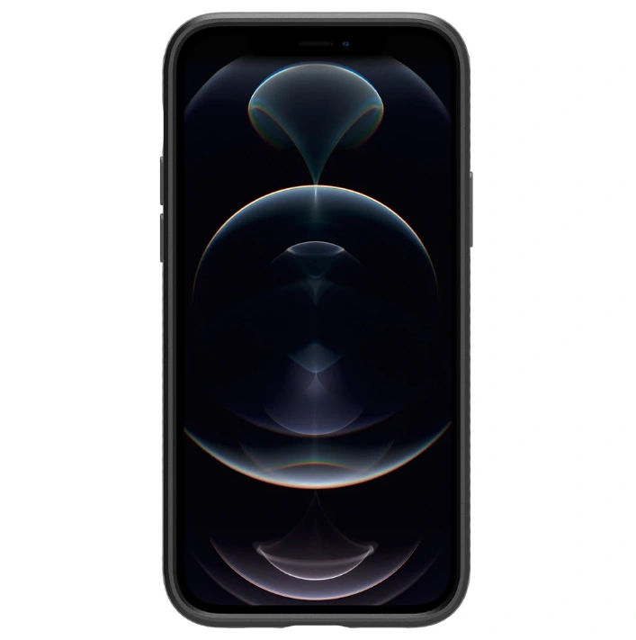 Чехол Spigen Liquid Air для iPhone 12/12 Pro (ACS01701) Black фото 6