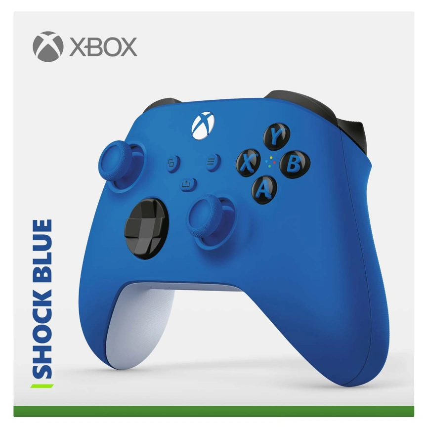 Джойстик беспроводной Microsoft Xbox Series Shock Blue фото 3