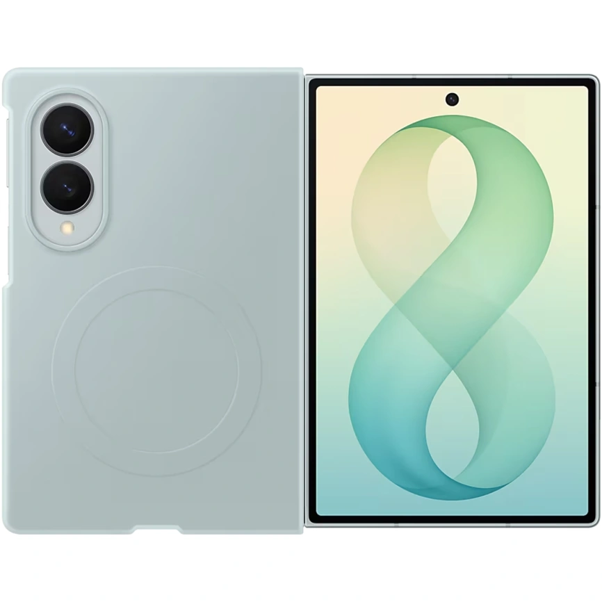 Чехол Samsung Silicone Magnet Case для Galaxy Z Fold8 Green фото 1