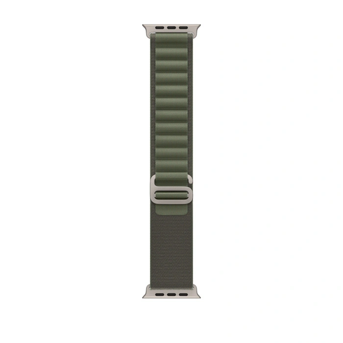 Смарт-часы Apple Watch Ultra GPS + Cellular 49mm Titanium Case with Green Alpine Loop L фото 3