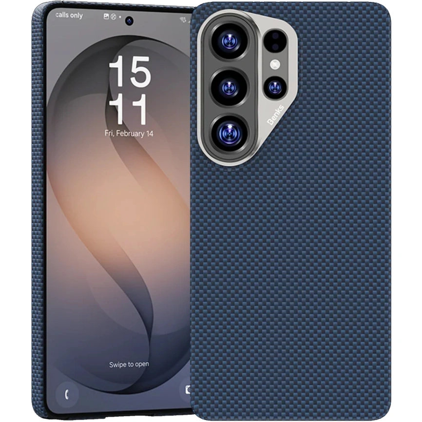 Чехол Benks ArmorTint Kevlar для Samsung Galaxy S26 Ultra Blue фото 1