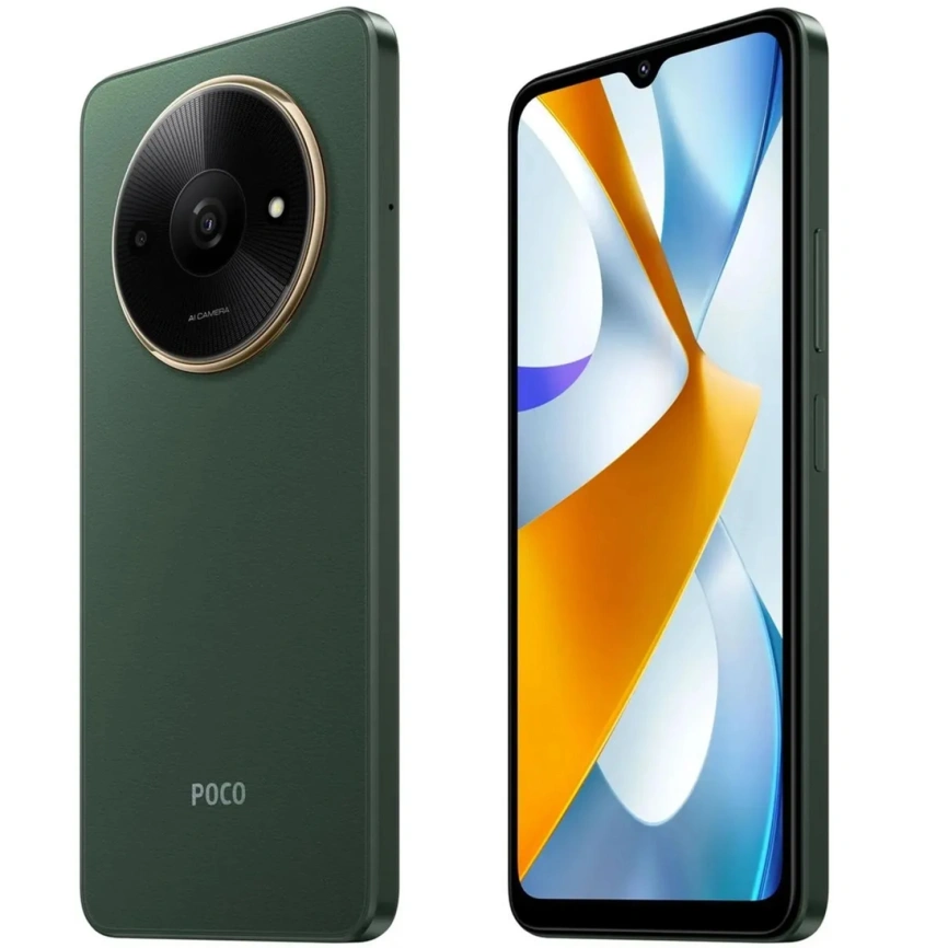 Смартфон Xiaomi Poco C61 3/64Gb Green Global Version фото 4