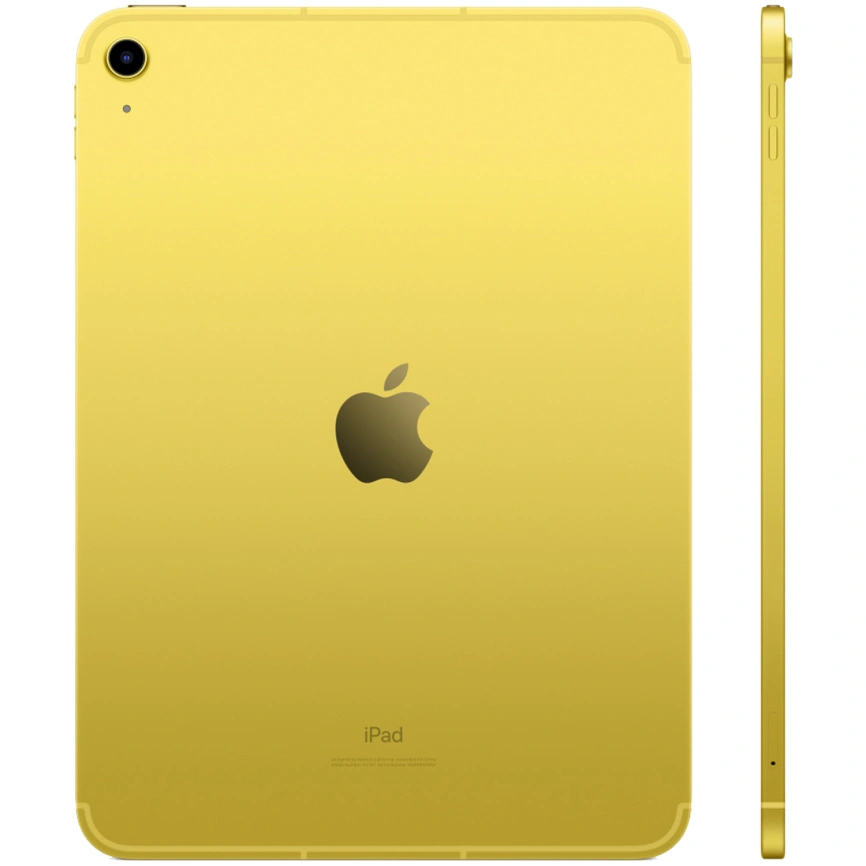 Планшет Apple iPad 10.9 (2022) Wi-Fi + Cellular 64Gb Yellow (MQ6L3) фото 3