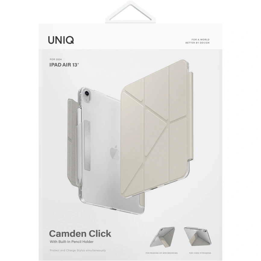 Чехол Uniq CAMDEN для iPad Air 13 (2024) Ivory фото 4