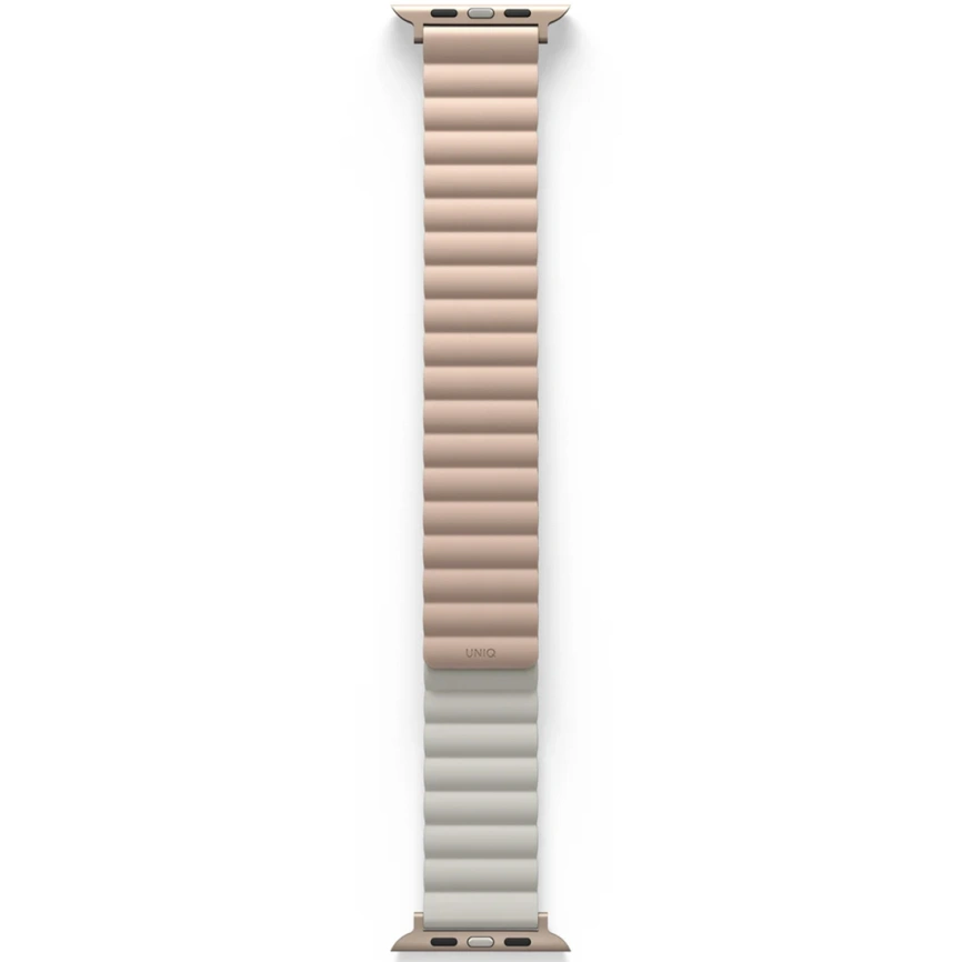 Ремешок Uniq Revix reversible Magnetic для Apple Watch 44/45/49 Pink/Beige фото 4