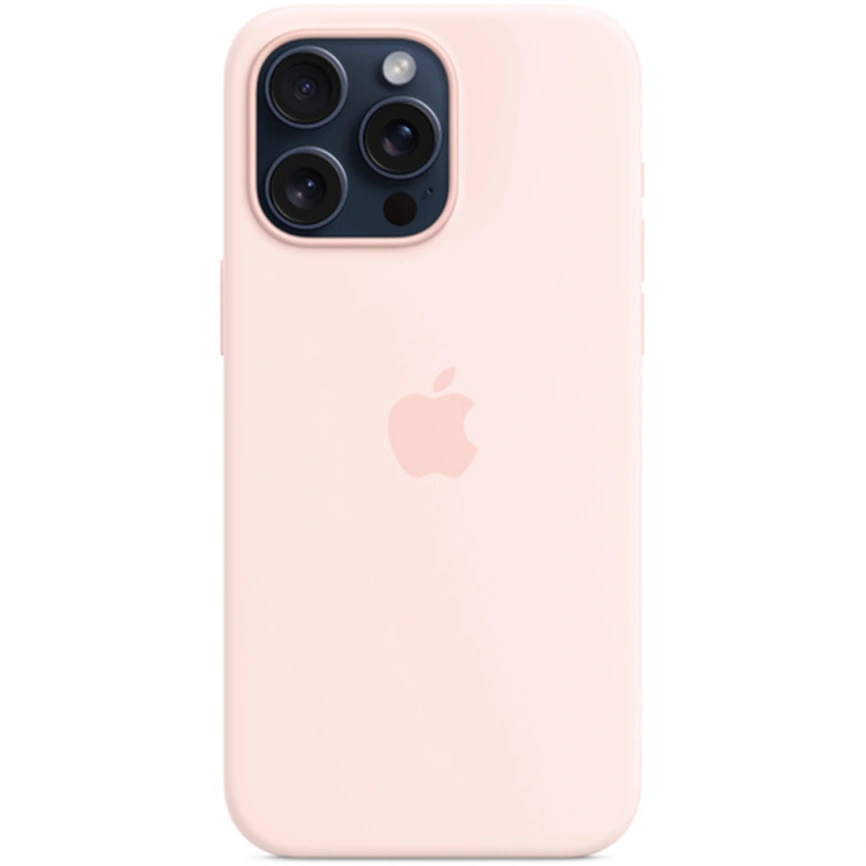 Силиконовый чехол Apple MagSafe для iPhone 15 Pro Light Pink фото 3
