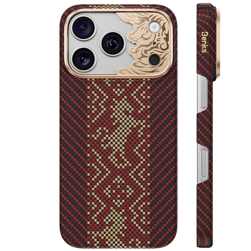 Чехол Benks Knight Air C1 Kevlar Case для iPhone 18 Pro Red Knight (C.K.FL.AP.GD.J072) фото 1