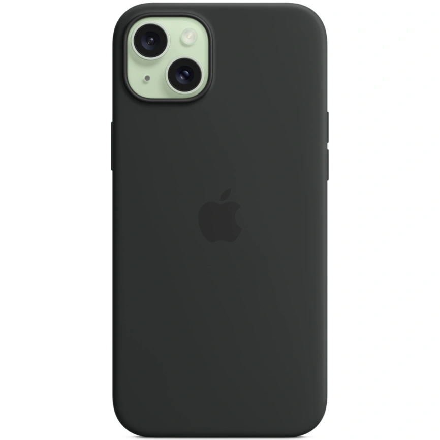 Силиконовый чехол Apple MagSafe для iPhone 15 Black фото 2
