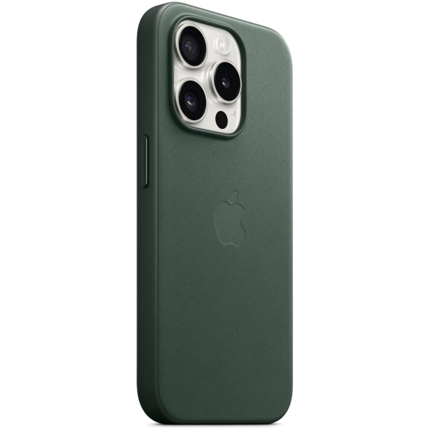 Чехол Apple FineWoven with MagSafe для iPhone 15 Pro Evergreen фото 3