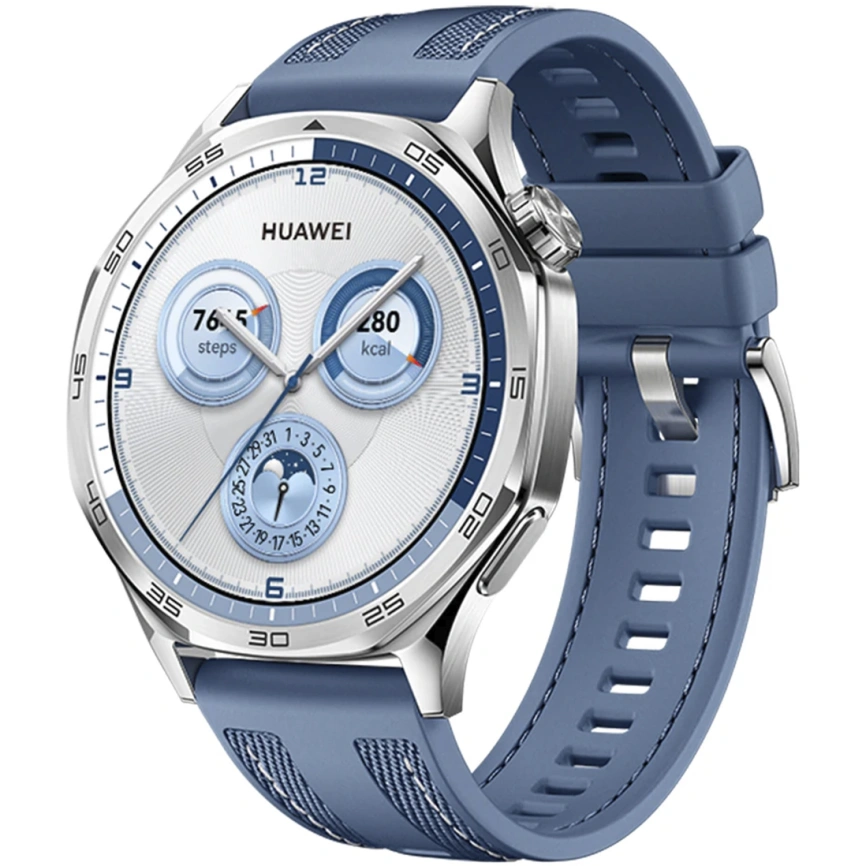 Смарт-часы Huawei Watch GT 5 46mm Blue Woven (55020DGJ) фото 2