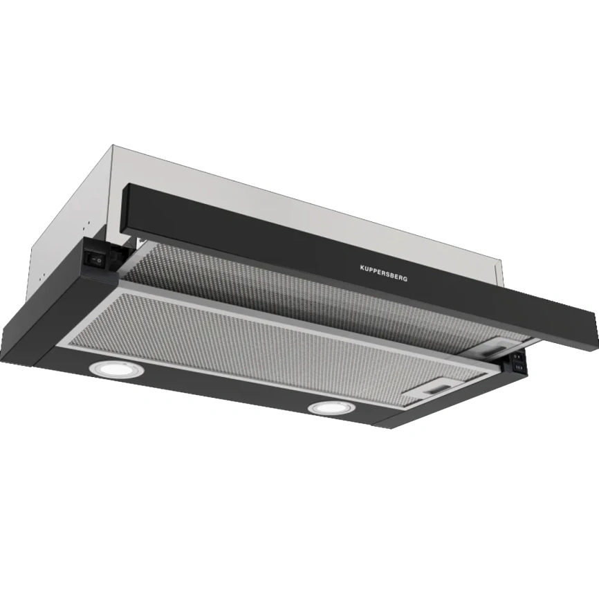 Встраиваемая вытяжка Kuppersberg Slimdual 60 B Black фото 1