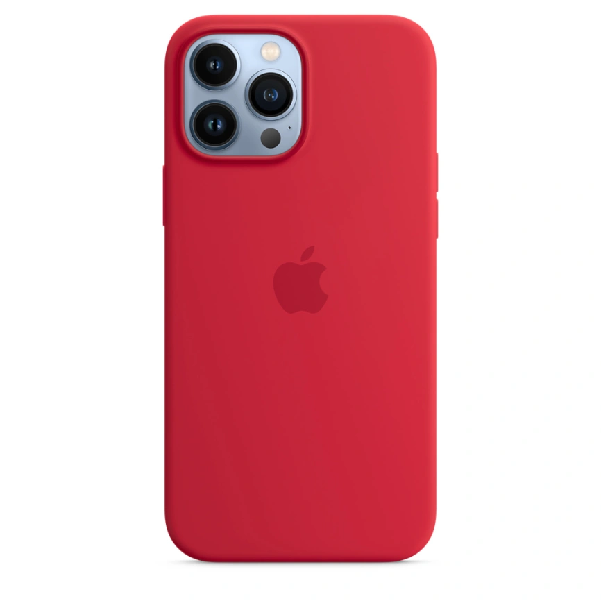 Силиконовый чехол Apple MagSafe для iPhone 13 Pro Max Red фото 4