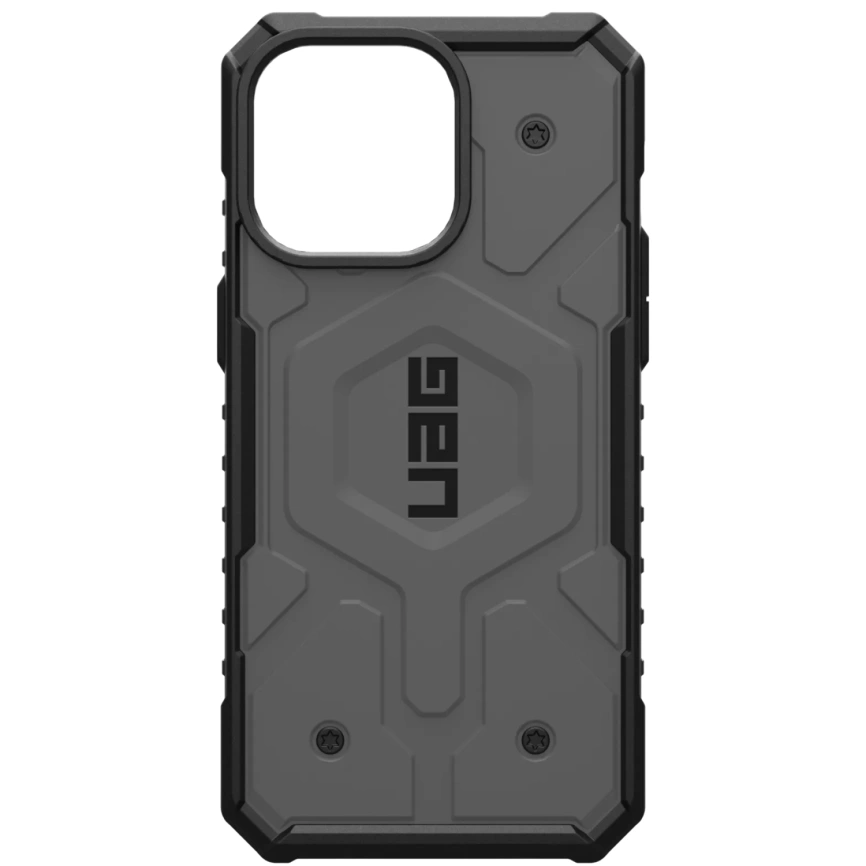 Чехол UAG с поддержкой MagSafe Pathfinder для iPhone 15 Pro Max Silver (114301113333) фото 1