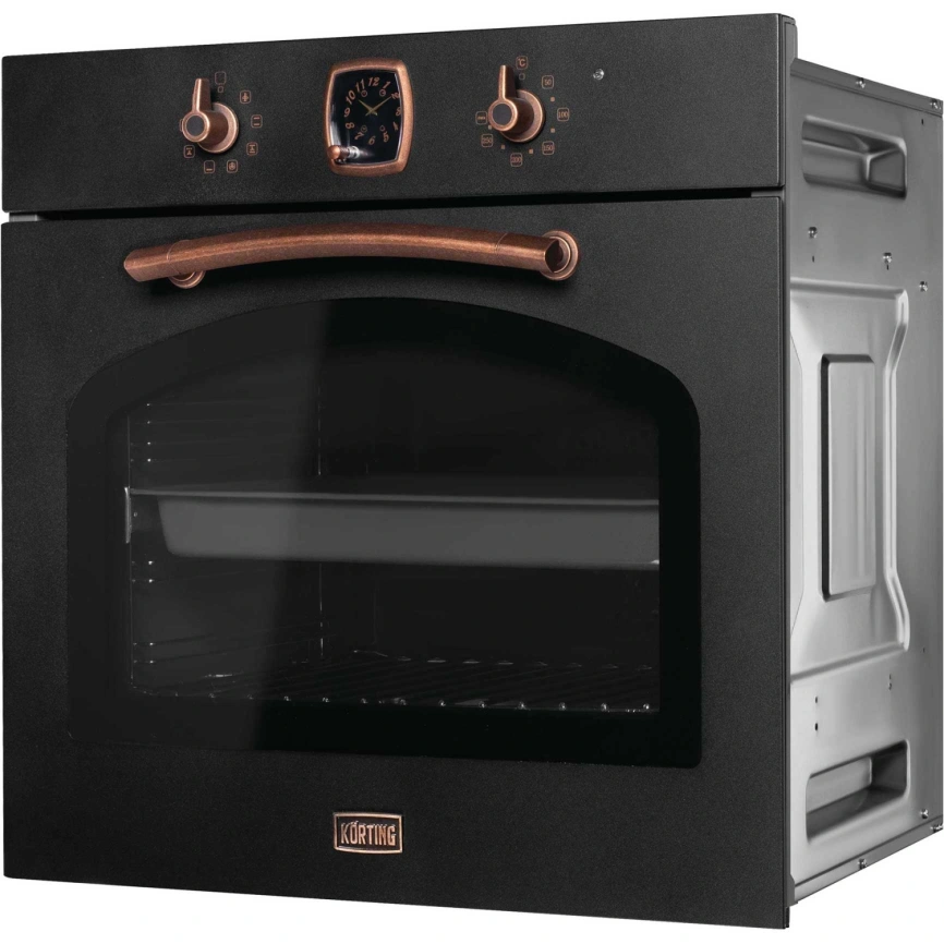 Электрический духовой шкаф Korting OKB 481 CRCN Matte Black/Copper фото 2