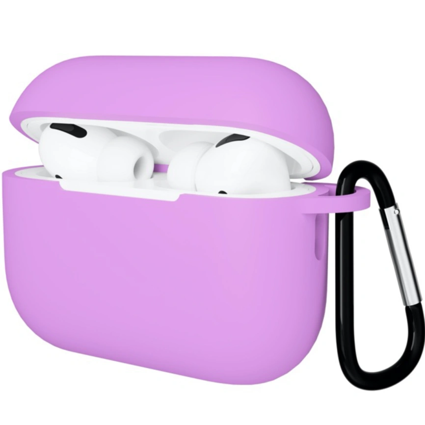 Силиконовый чехол Gurdini для AirPods Pro 3 Purple фото 1