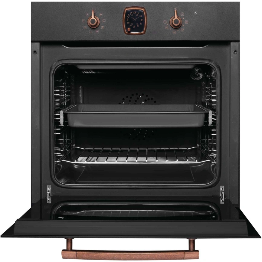 Электрический духовой шкаф Korting OKB 481 CRCN Matte Black/Copper фото 3
