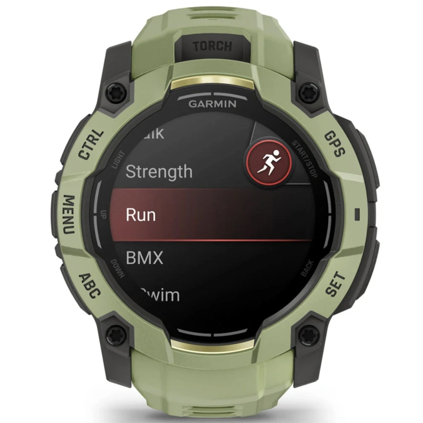 Смарт-часы Garmin Instinct 3 50mm Amoled Fern Green with Fern Green Band (010-03020-02) фото 6