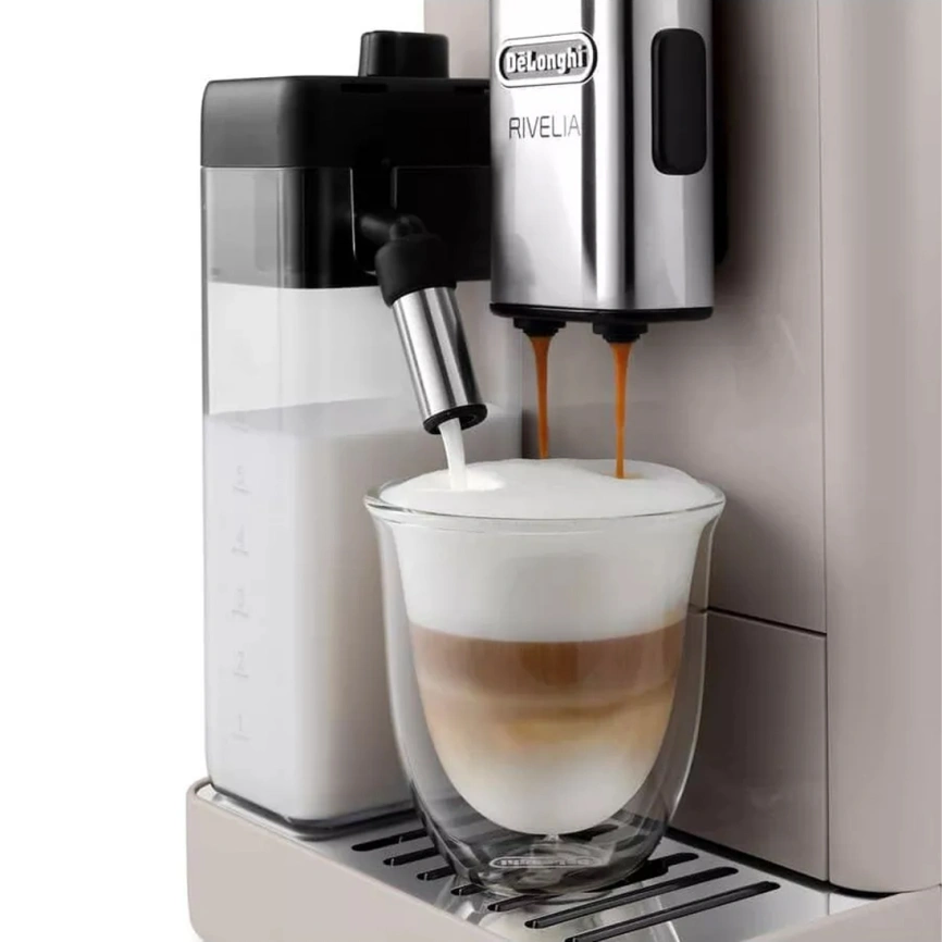 Кофемашина DeLonghi Rivelia Perfetto EXAM440.55.BG Sand Beige фото 3