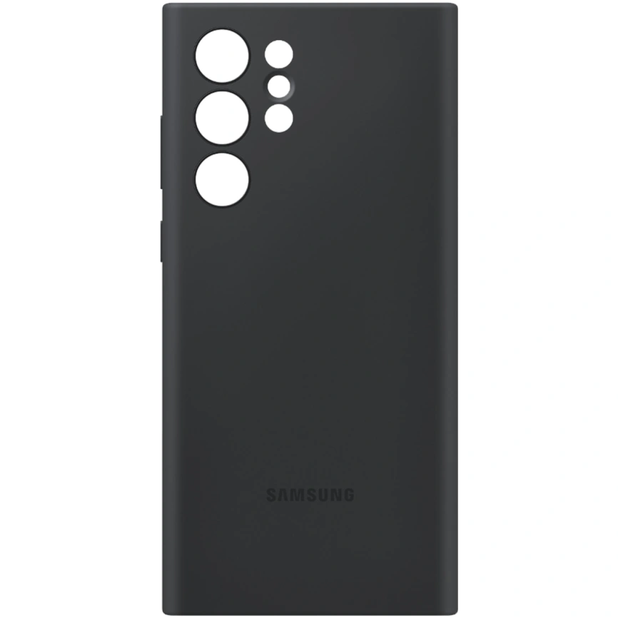 Чехол Samsung Silicone Cover для Galaxy S22 Ultra (EF-PS908TBEGRU) Black фото 1