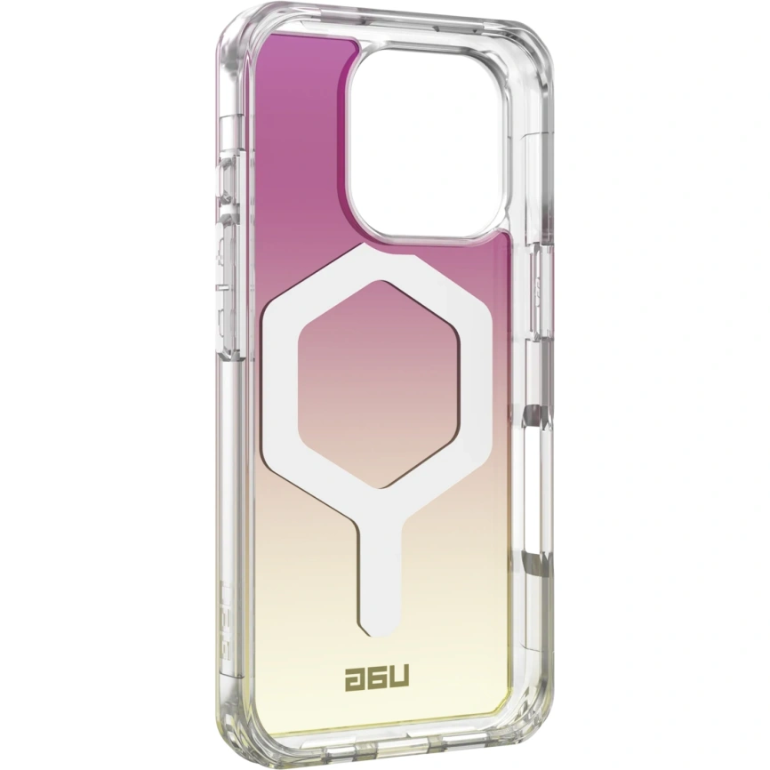Чехол UAG MagSafe Plyo Limited Edition для iPhone 16 Pro Maroon/Yellow Ombre фото 1