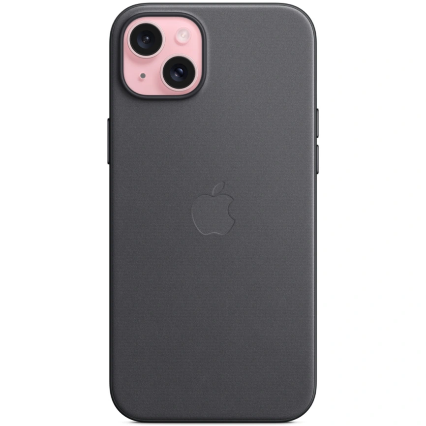 Чехол Apple FineWoven with MagSafe для iPhone 15 Plus Black фото 3