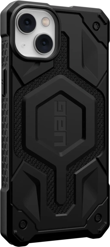 Чехол UAG Monarch Pro Kevlar For MagSafe для iPhone 14 Plus Kevlar Black фото 5