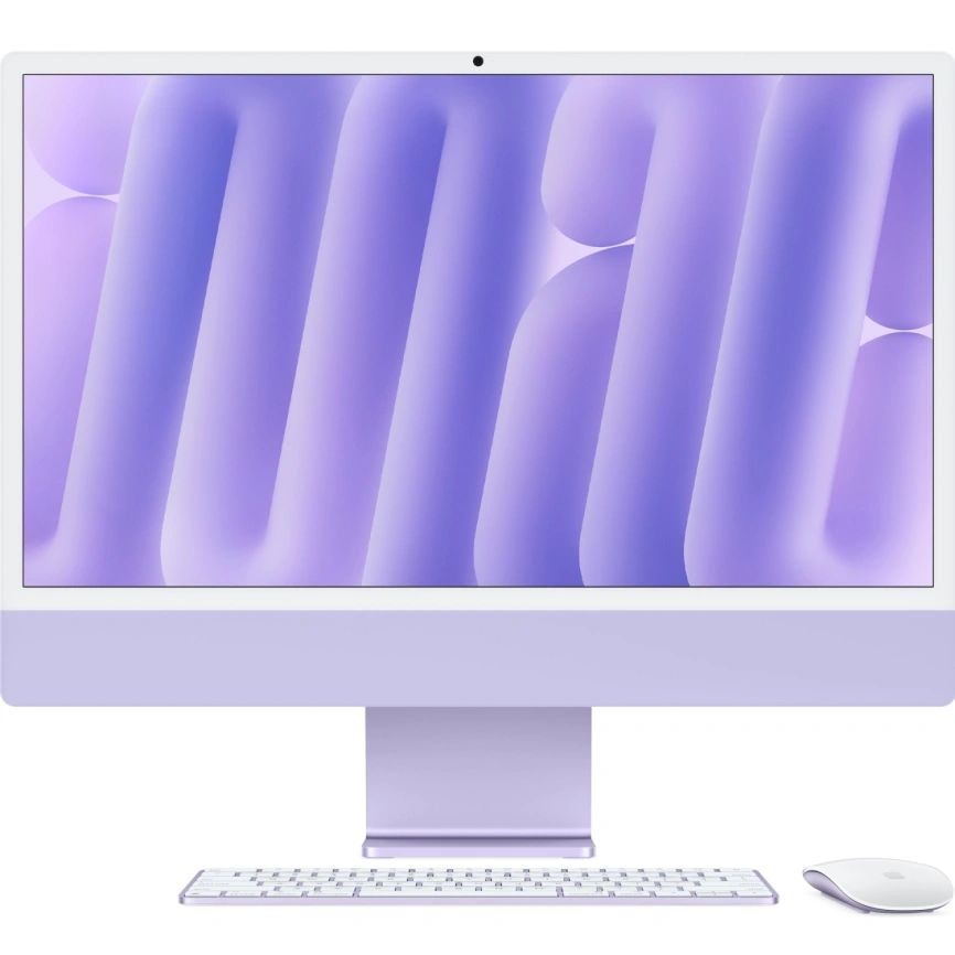 Моноблок Apple iMac (2024) 24 Retina 4.5K M4 10C CPU, 10C GPU/16GB/256Gb (MWV63) Purple фото 1