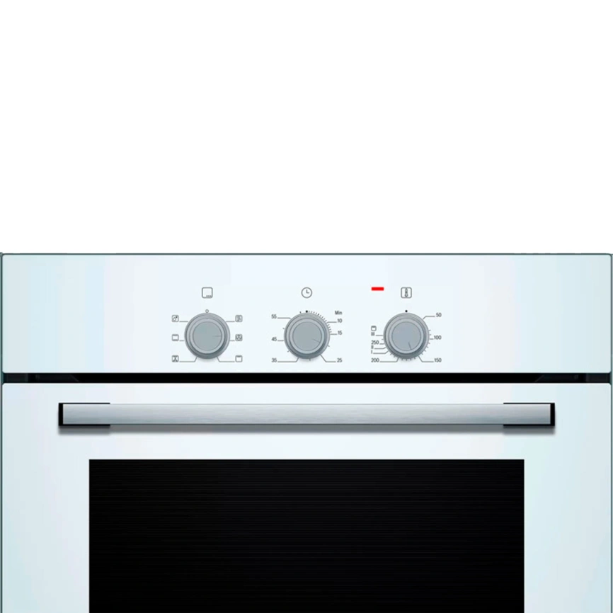 Электрический духовой шкаф Bosch Serie 2 HBF011BV0Q White фото 2