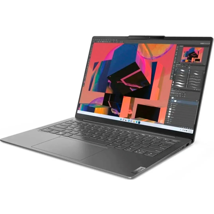 Ноутбук Lenovo Yoga Slim 6 14IRH8 14 WUXGA OLED/ i7-13700H/16Gb/512Gb SSD (83E00022RK) Storm Grey фото 3
