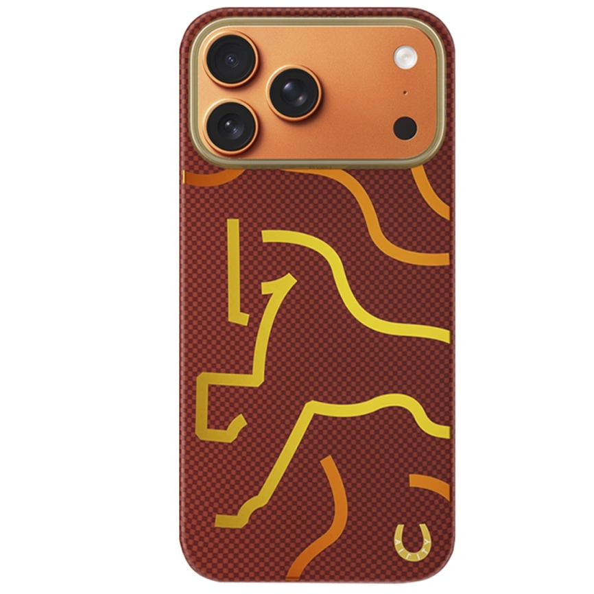 Чехол Airity Year of The Horse Aramid Fiber Case для iPhone 17 Pro Red фото 1