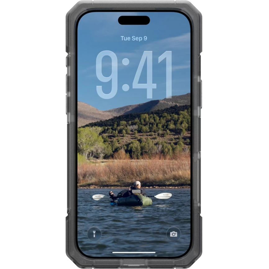 Чехол UAG MagSafe Trooper для iPhone 18 Pro Clear/Ash (114521114G31) фото 6