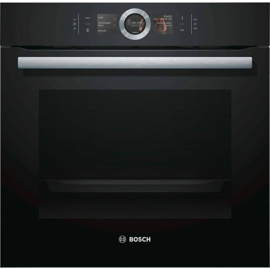 Электрический духовой шкаф Bosch HBG676EB6 Black фото 1