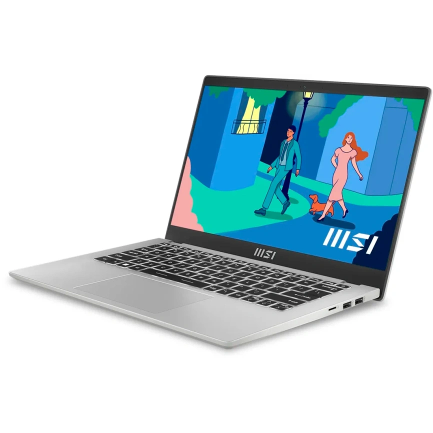 Ноутбук MSI Modern 14 C12MО-688RU 14 FHD IPS/ i7-1255U/16GB/512Gb SSD (9S7-14J111-688) Silver фото 4