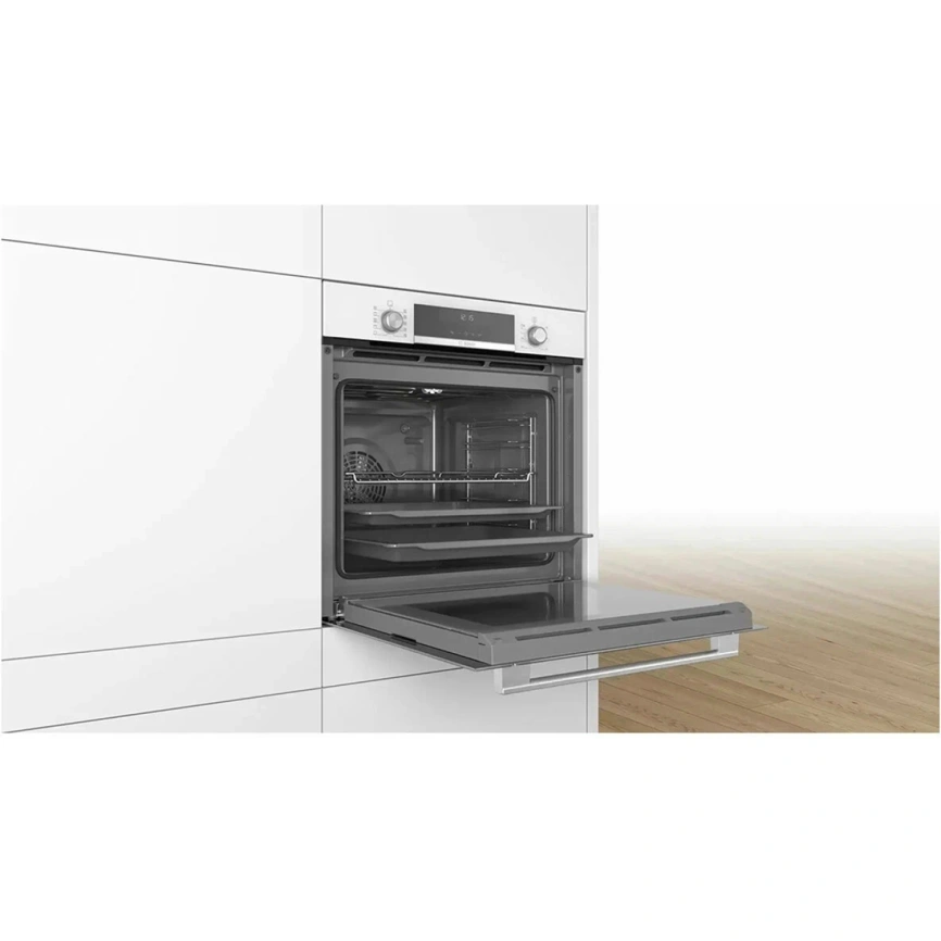 Электрический духовой шкаф Bosch Serie 6 HBG517CW1S White фото 5