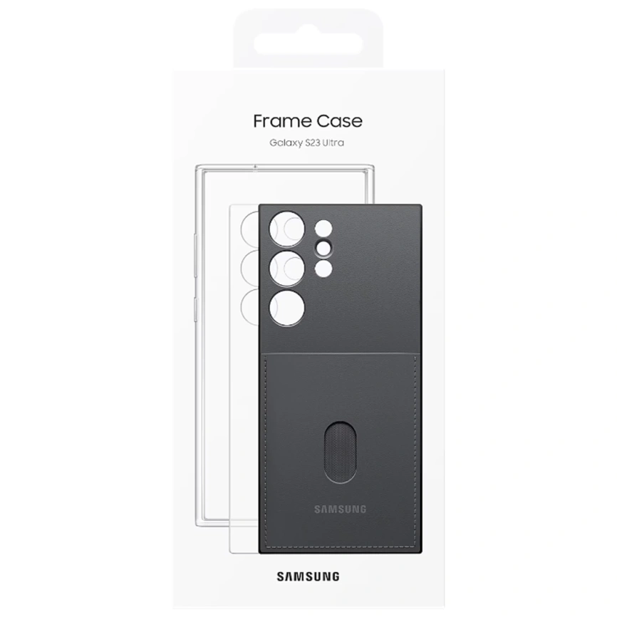 Чехол Samsung Series для Galaxy S23 Ultra Frame Case Black фото 5