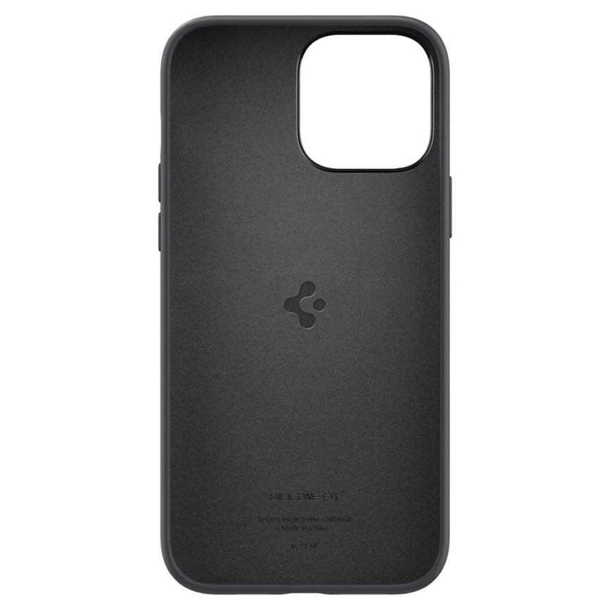 Чехол Spigen Silicone Fit для iPhone 13 Pro (ACS03283) Black фото 8