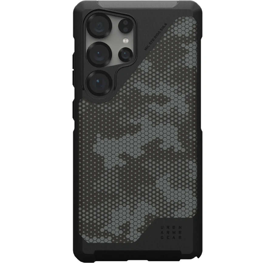 Чехол UAG MagSafe Metropolis LT для Samsung Galaxy S25 Ultra Micro Hex Camo Graphite фото 1