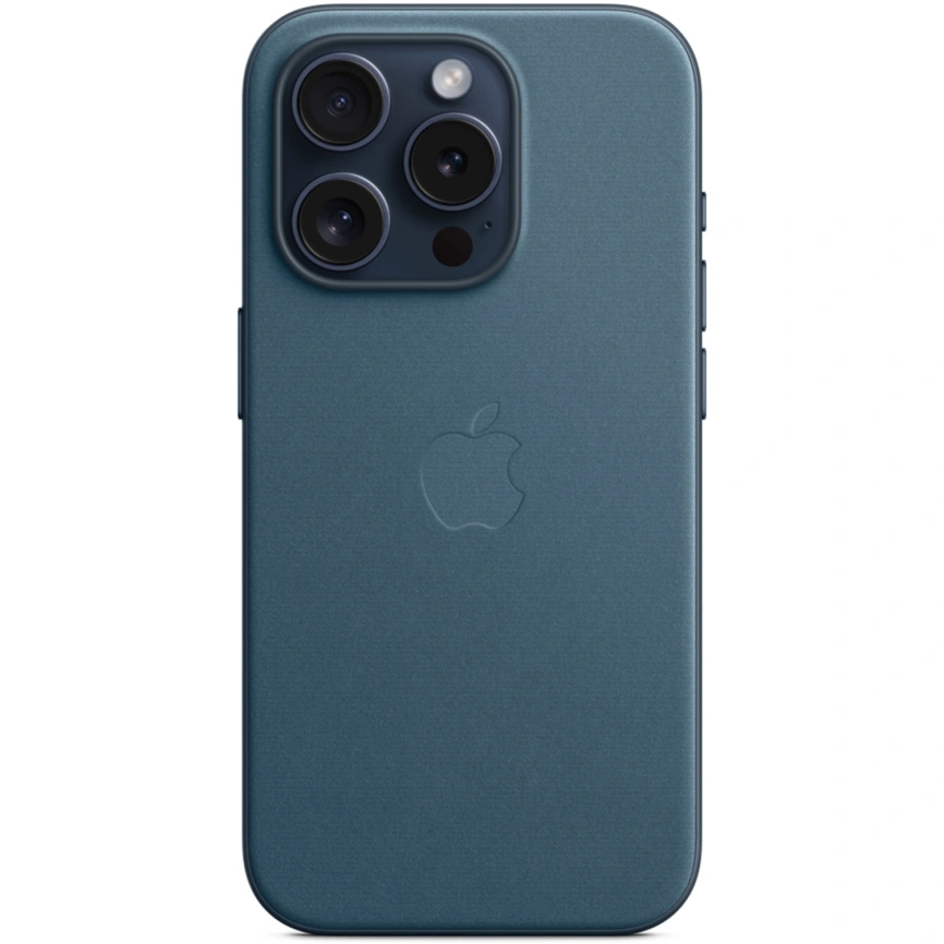 Чехол Apple FineWoven with MagSafe для iPhone 15 Pro Max Pacific Blue фото 1