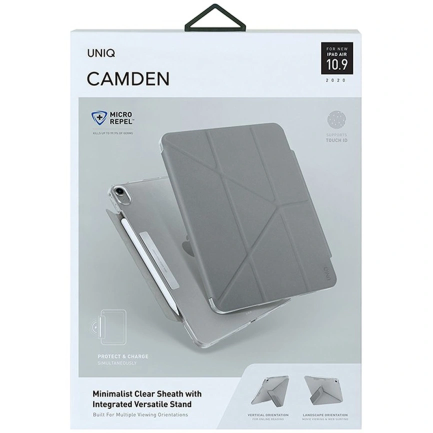 Чехол Uniq Camden для iPad Air 10.9 (2022/20) Grey фото 4
