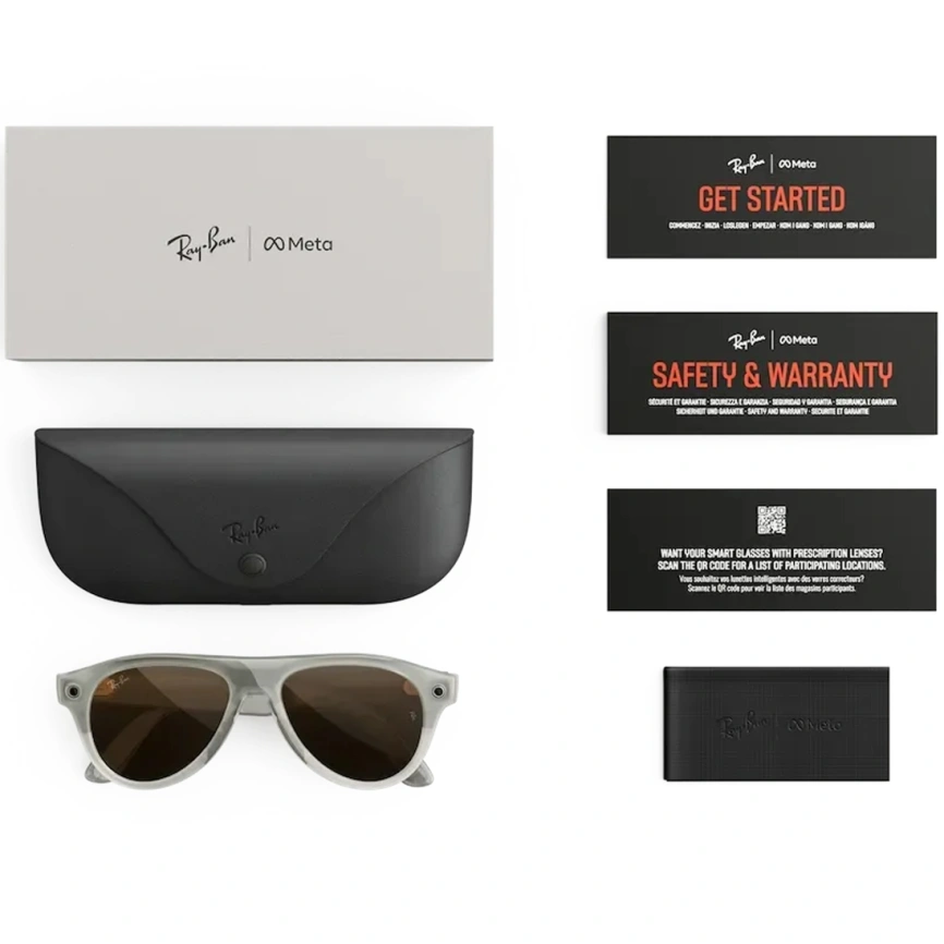 Умные очки Ray-Ban Aviator (Gen 3) Milky Warm Beige Standard Transitions Brown фото 6
