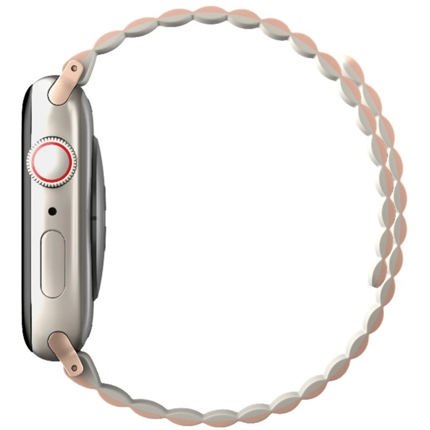Ремешок Uniq Revix reversible Magnetic для Apple Watch 44/45/49 Pink/Beige фото 3