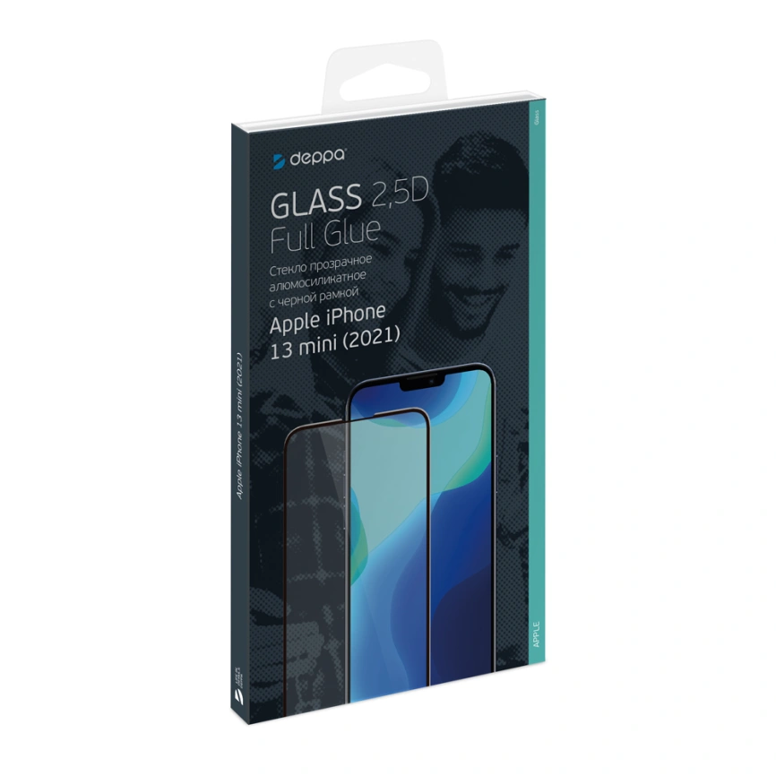 Защитное стекло Deppa iPhone 13 Mini (62786) фото 1