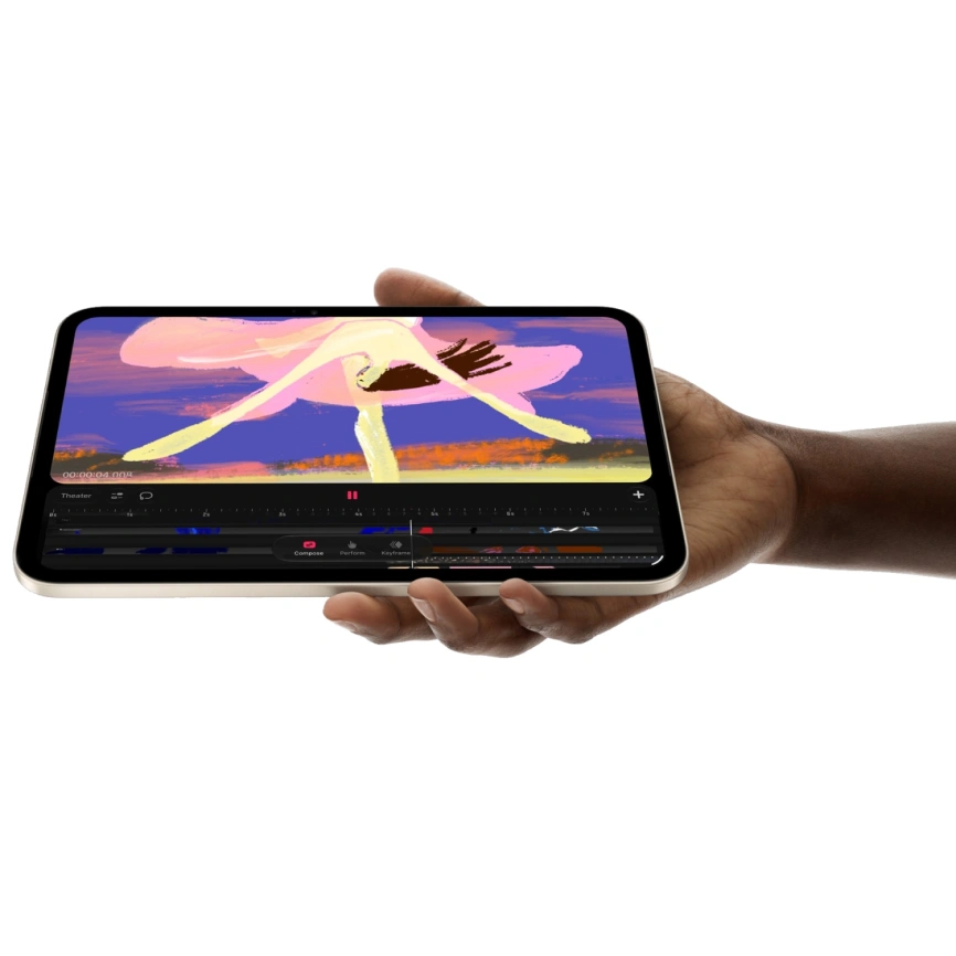 Планшет Apple iPad Mini (2026) Wi-Fi + Cellular Nano-texture glass 256GB Starlight фото 5