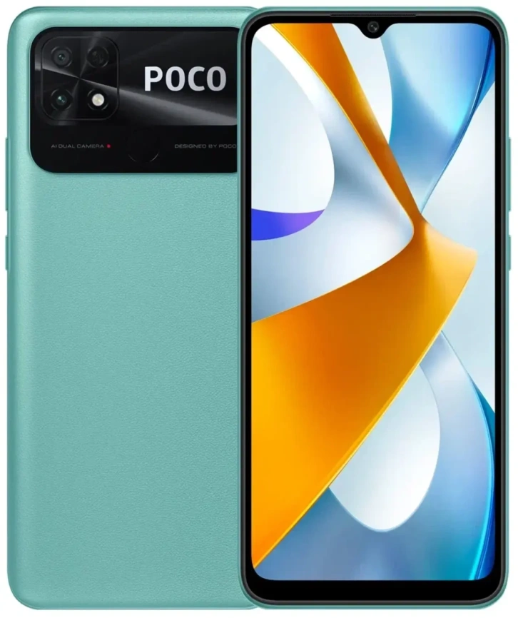 Смартфон XiaoMi Poco C40 3/32Gb (NFC) Coral Green Global Version фото 1