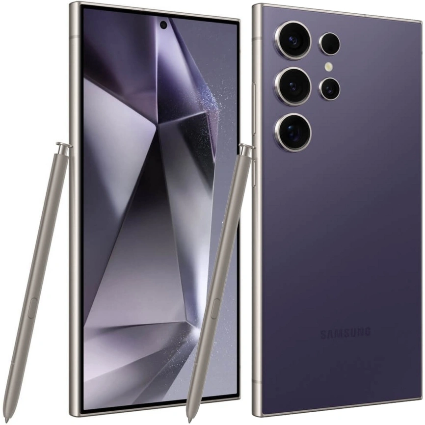 Смартфон Samsung Galaxy S24 Ultra SM-S928B 12/512Gb Titanium Violet EAC фото 3