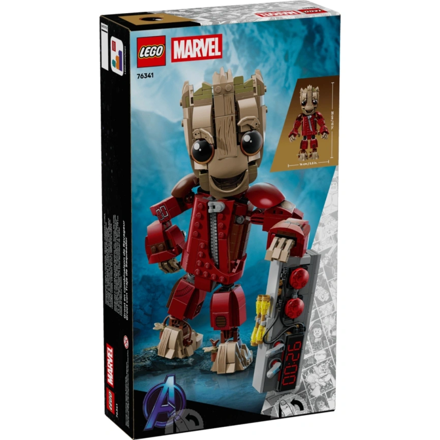Конструктор LEGO Super Heroes Marvel Groot in Ravager Jumpsuit 76341 фото 4
