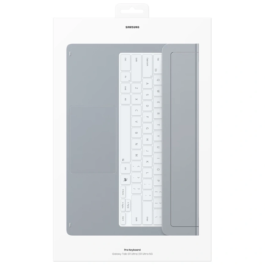 Клавиатура Samsung Pro Keyboard with Touchpad для Galaxy Tab S11 Ultra Silver (EF-DX935USEGRU) фото 5