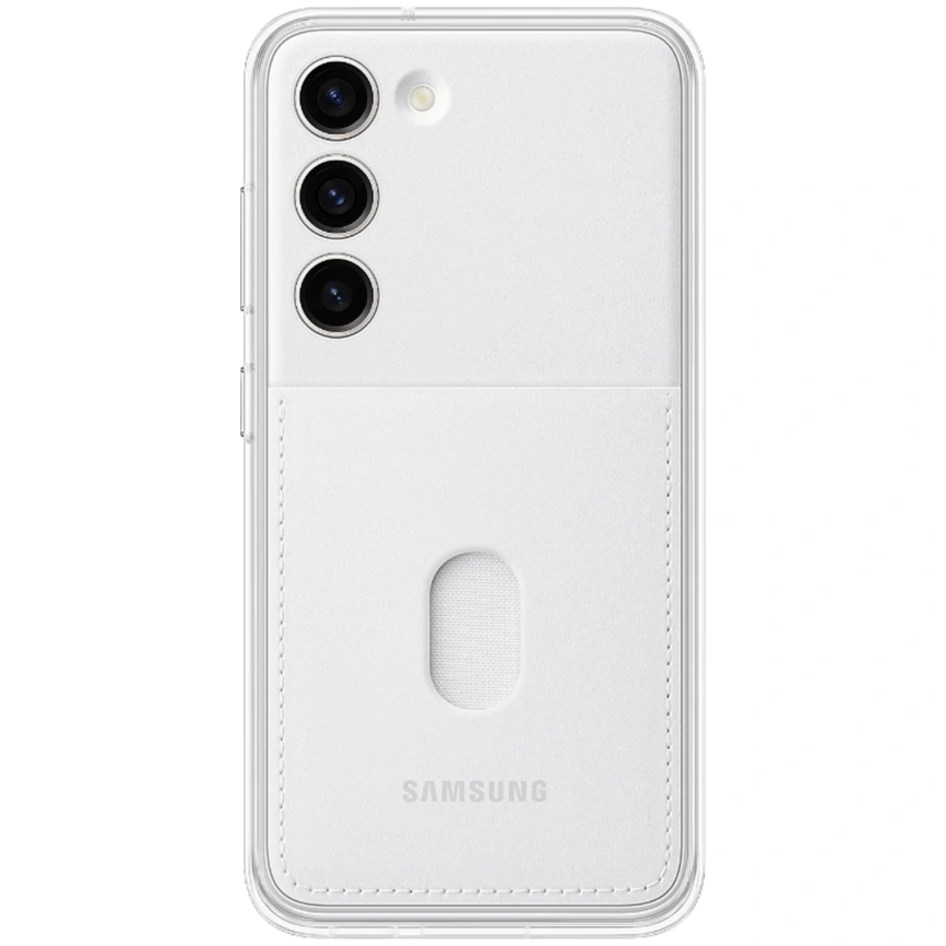 Чехол Samsung Series для Galaxy S23 Frame Case White фото 3